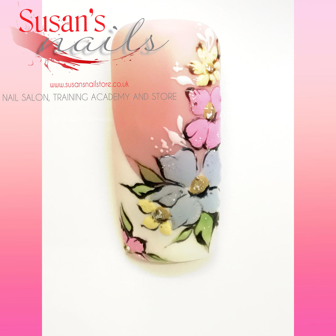 Nail Art: A Florist’s Bouquet - Adorn your clients’ nails with colourful, petite pastel flowers