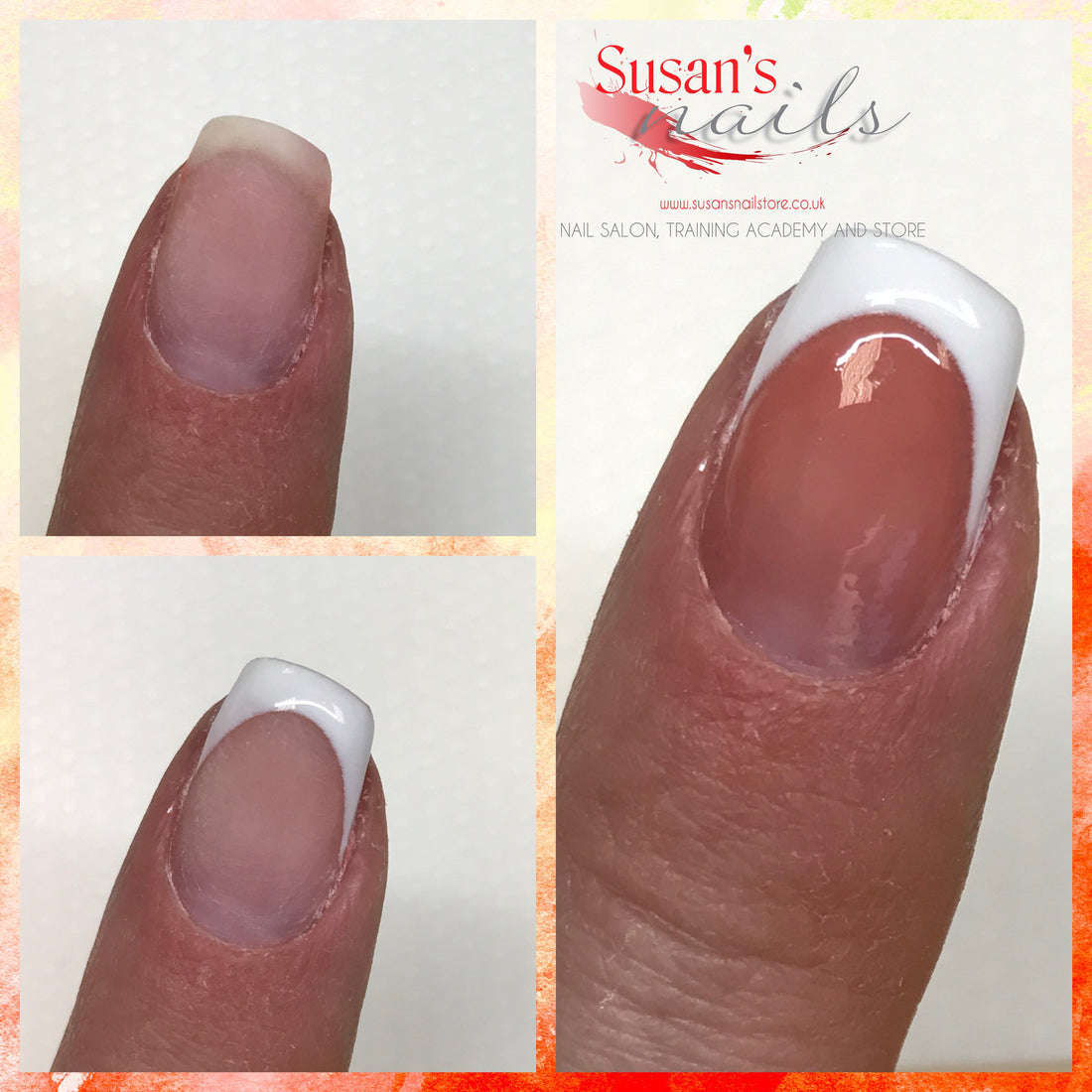 How to do French Gel Polish with step by step pictures