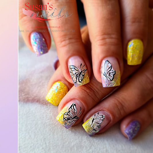 Spring Salon Nail Design in just 3 easy steps