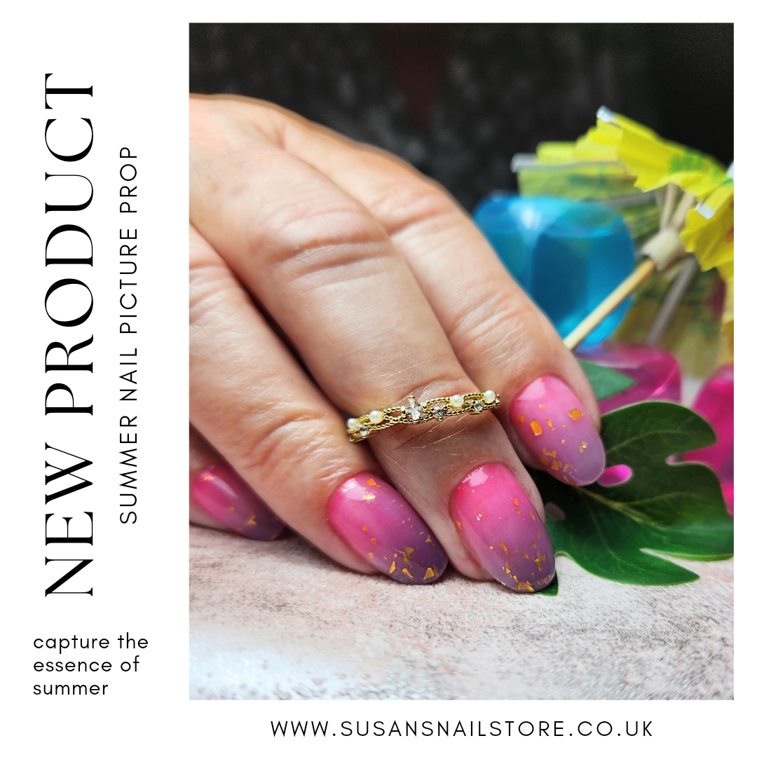 Summer Nail Picture Prop: Water Cube