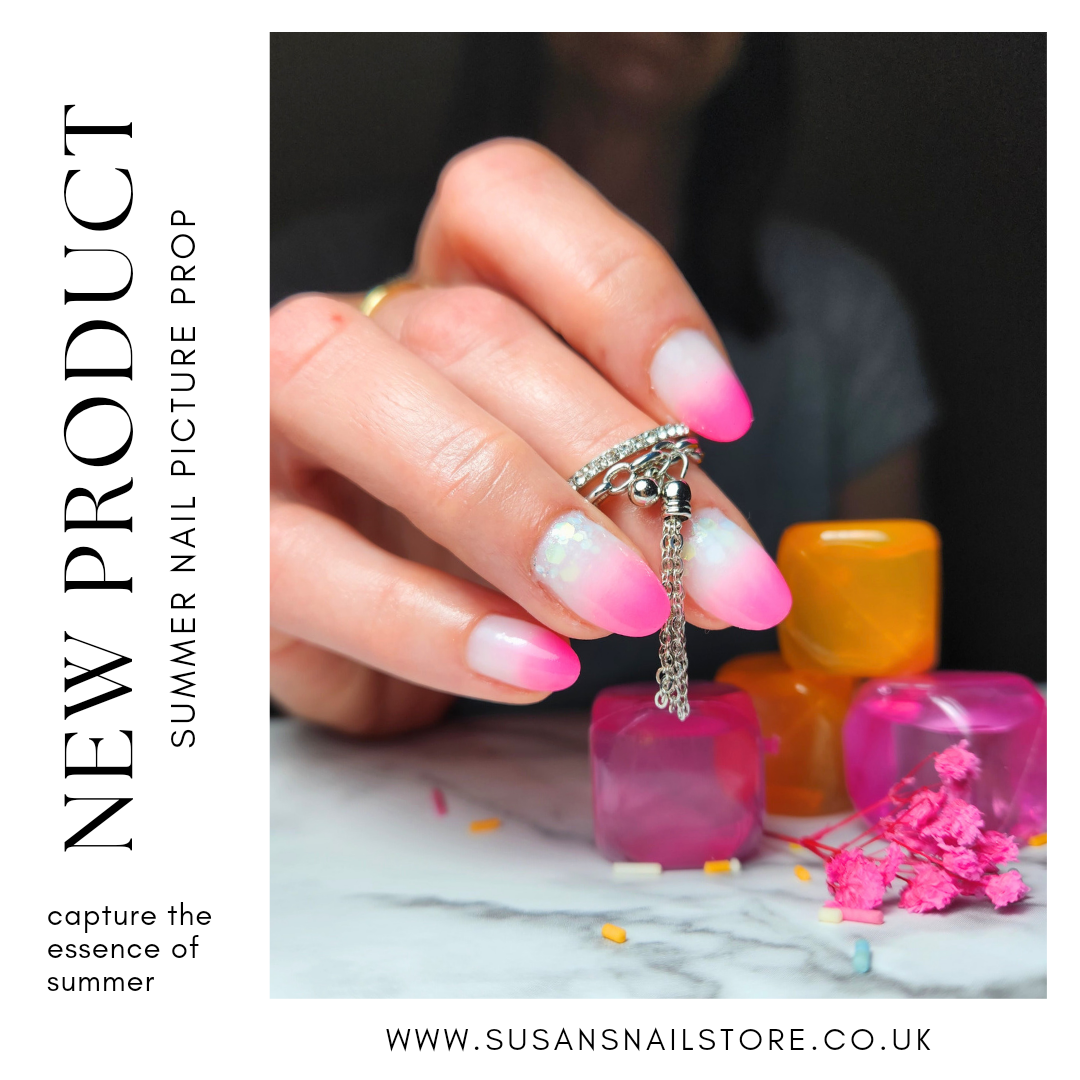 Summer Nail Picture Prop: Water Cube