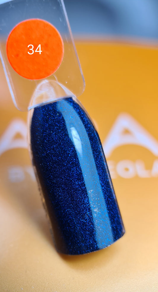 NABA Colour Acrylic Powder 34 SATIN BLUE