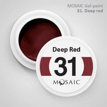 MOSAIC Gel-Paint 31 DEEP RED