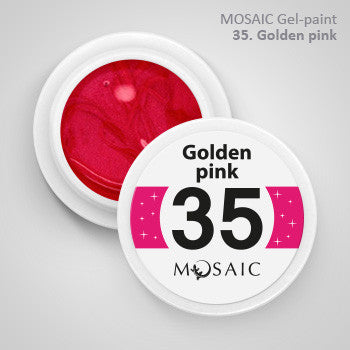 MOSAIC Gel-Paint 35 GOLDEN PINK