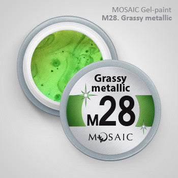MOSAIC Gel-Paint M28 GRASSY METALLIC