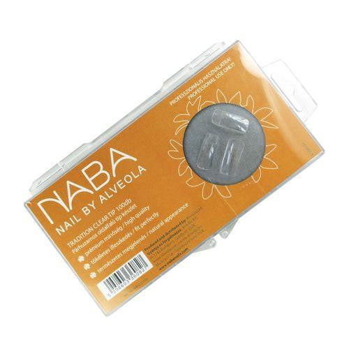 NABA Tip Box 100pcs TRADITIONAL CLEAR