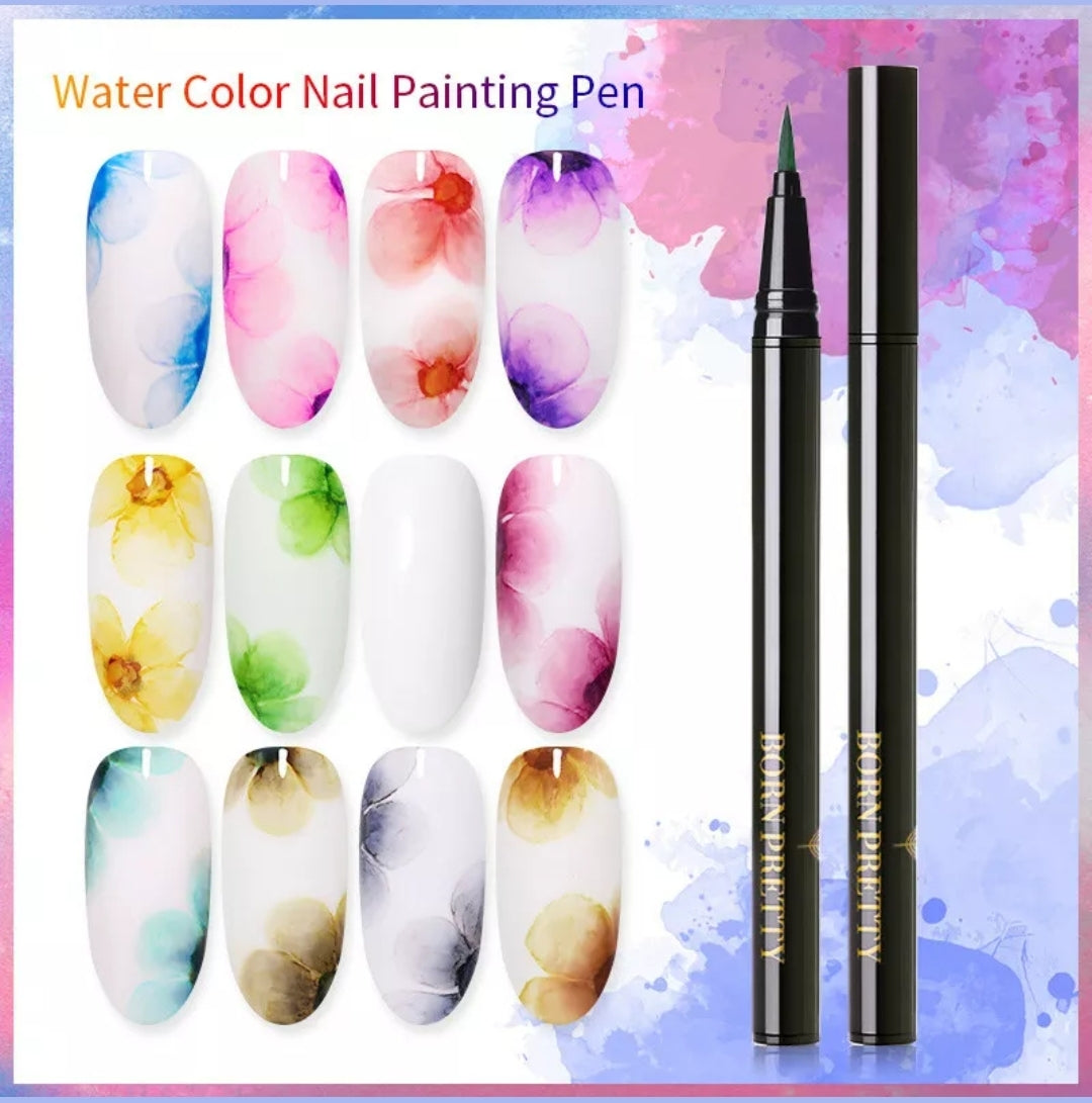 BORN PRETTY Watercolour Nail Painting Pen