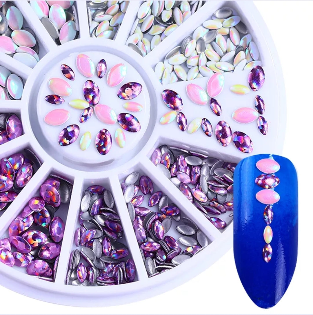 BORN PRETTY  3D Nail Art Rhinestone Decoration Wheel