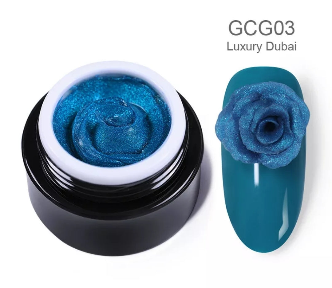 BORN PRETTY Glittery Carving Gel 03 Luxury Dubai